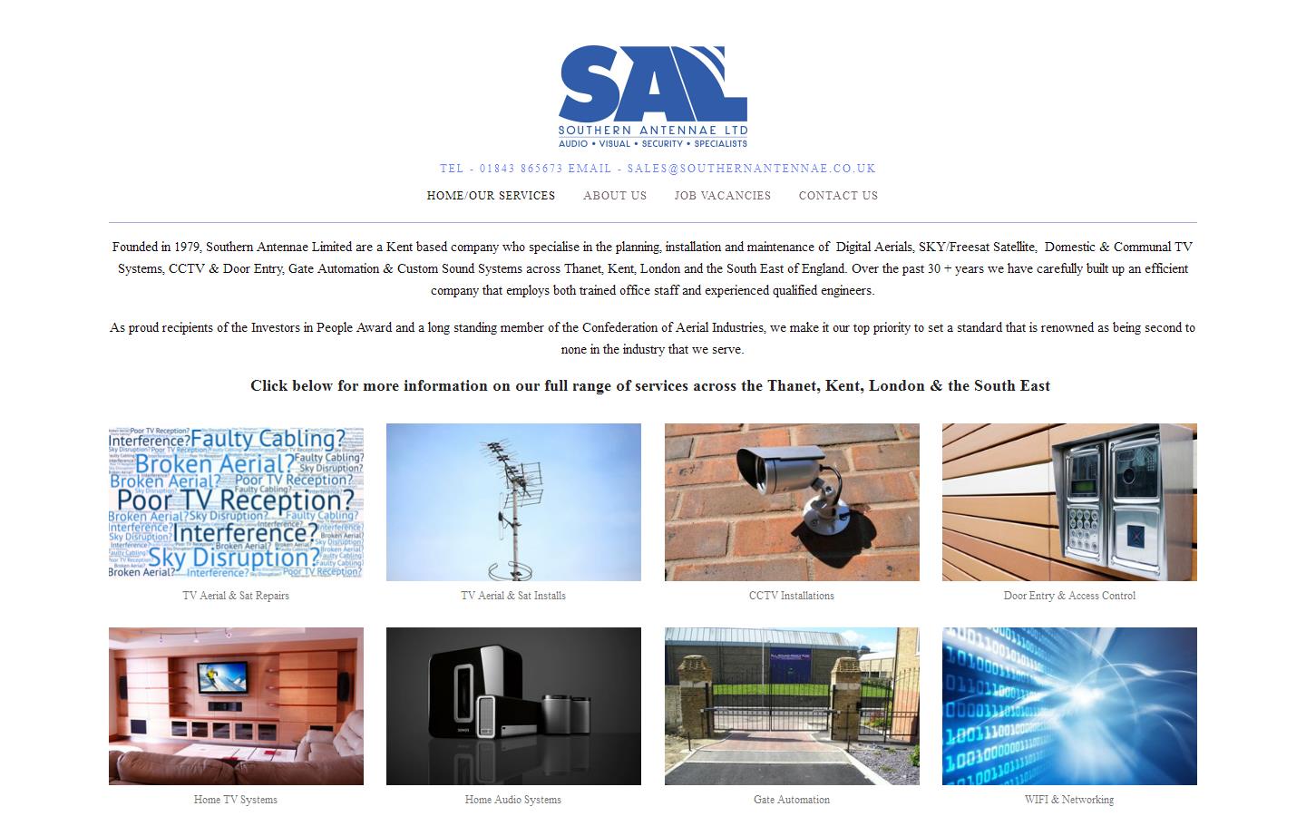 Southern Antennae Ltd Website