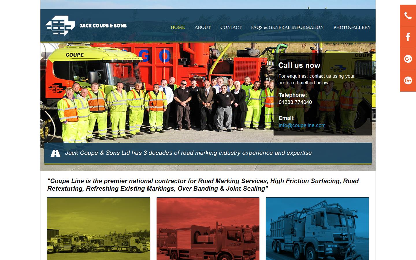 Jack Coupe & Sons Ltd Website