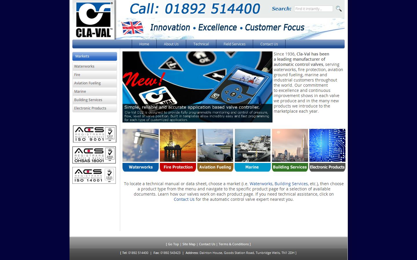 Cla-val Website
