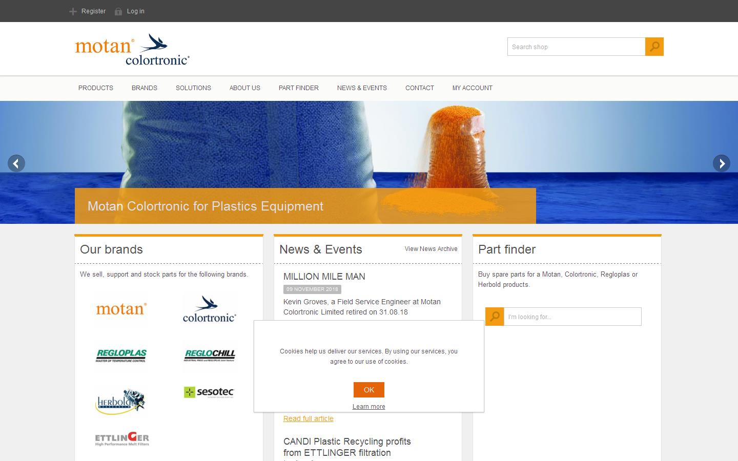 Motan Colortronic Website