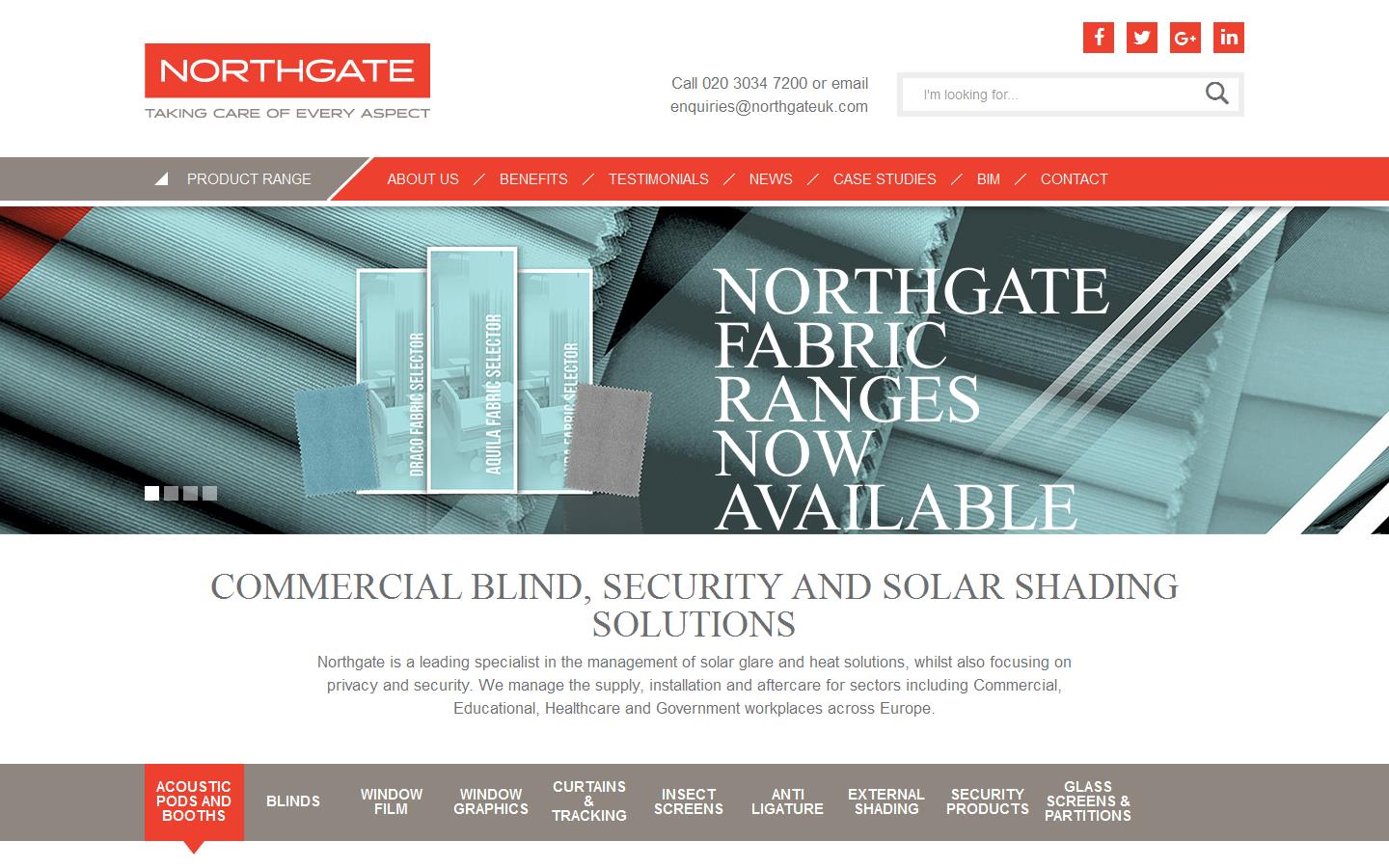 Northgate Solar Controls Website