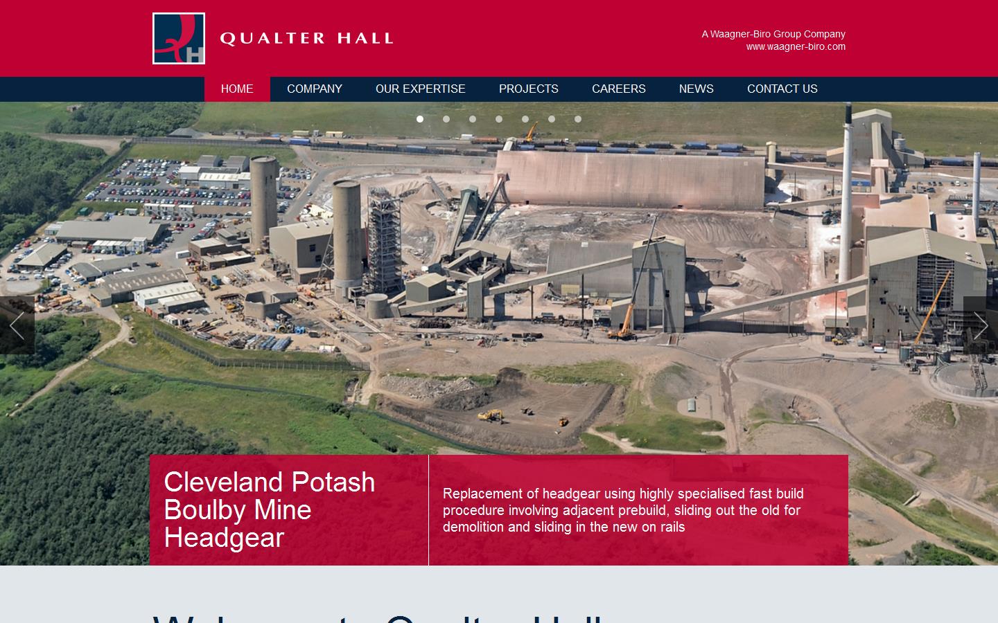 Qualter Hall Website