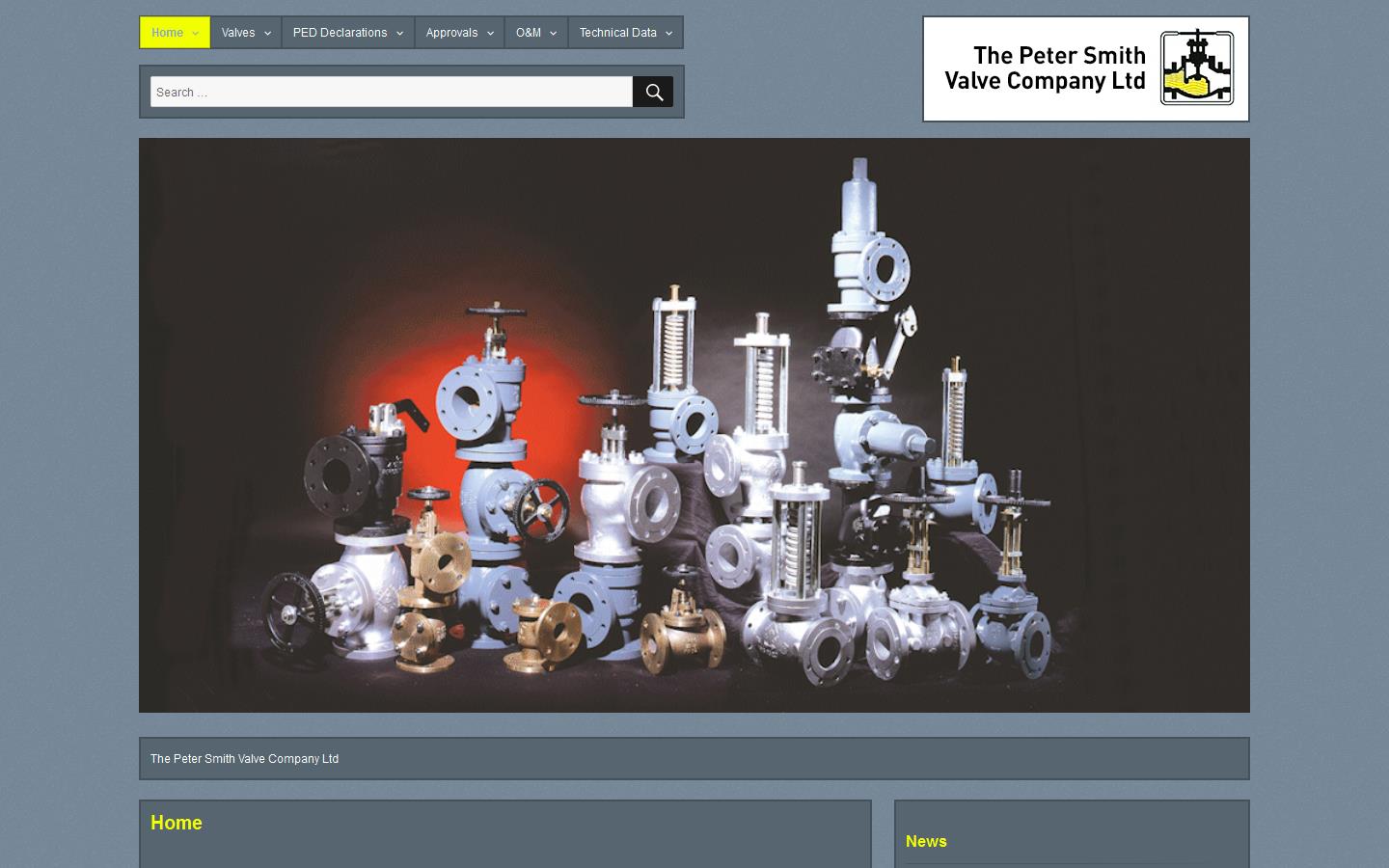 The Peter Smith Valve Company Ltd Website
