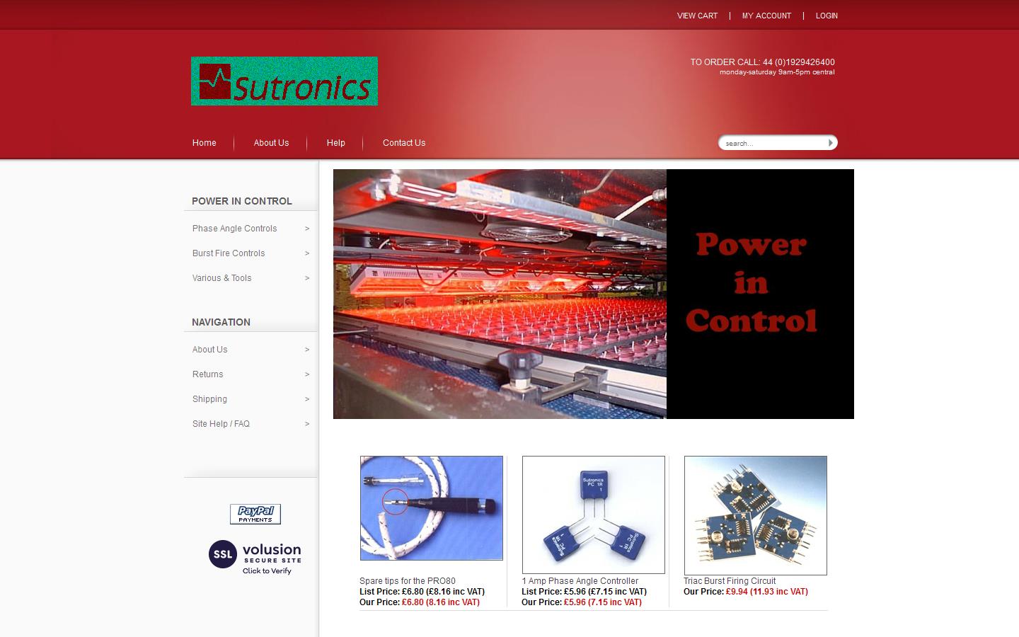 Sutronics Website