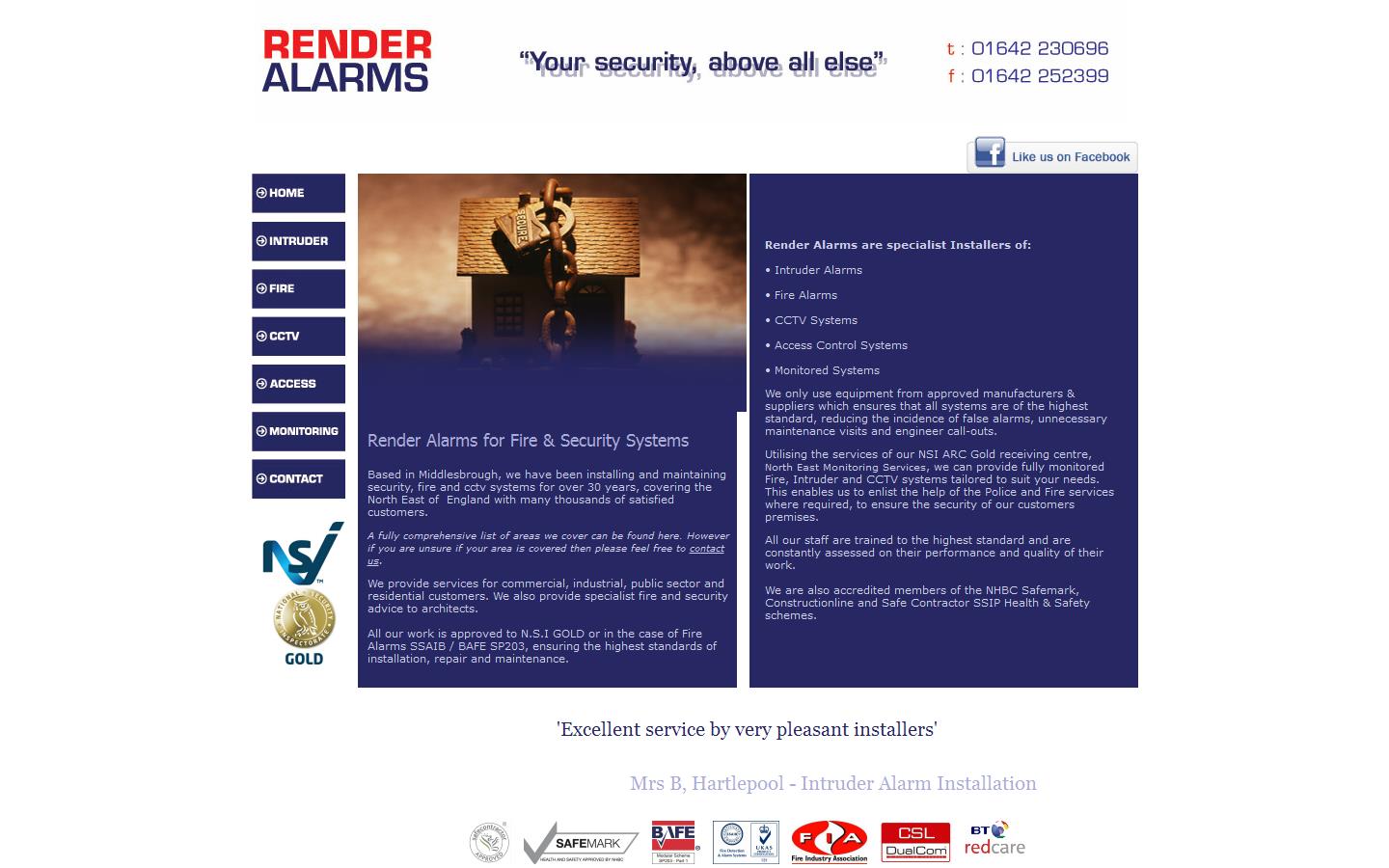 Render Alarms Website