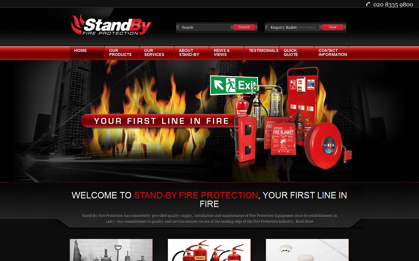 Stand by Fire Protection Website