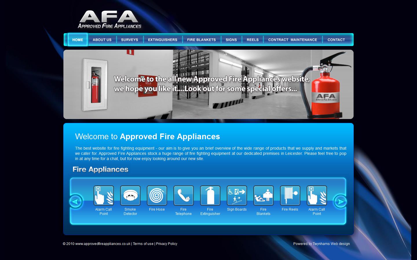Approved Fire Appliances Website