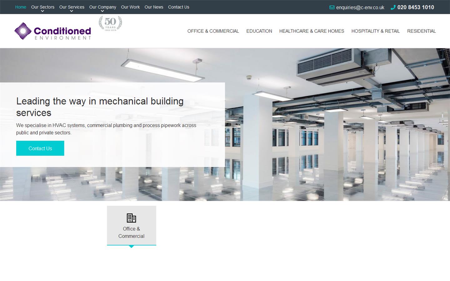 Conditioned Environment Website