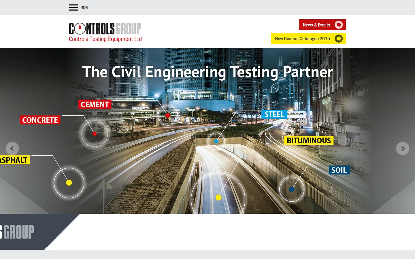 Controls Testing Equipment Ltd Website