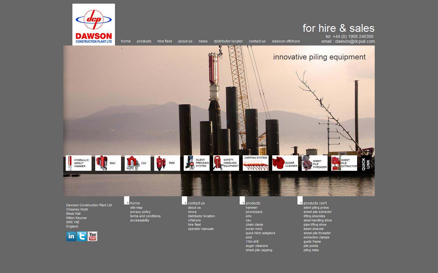 Dawson Construction Plant Ltd Website