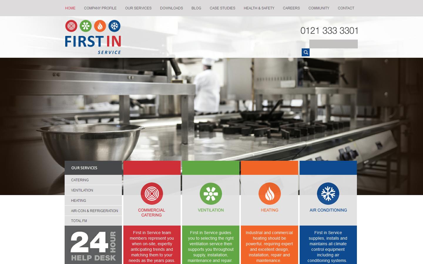 First in Service Website