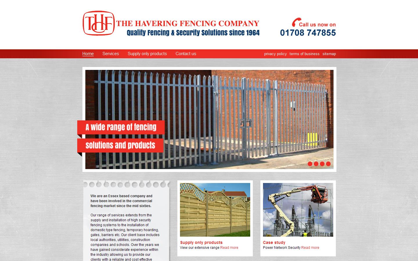 The Havering Fencing Company Website