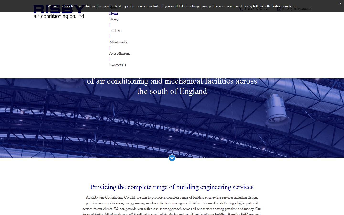 Risby Air Conditioning Co. Ltd Website