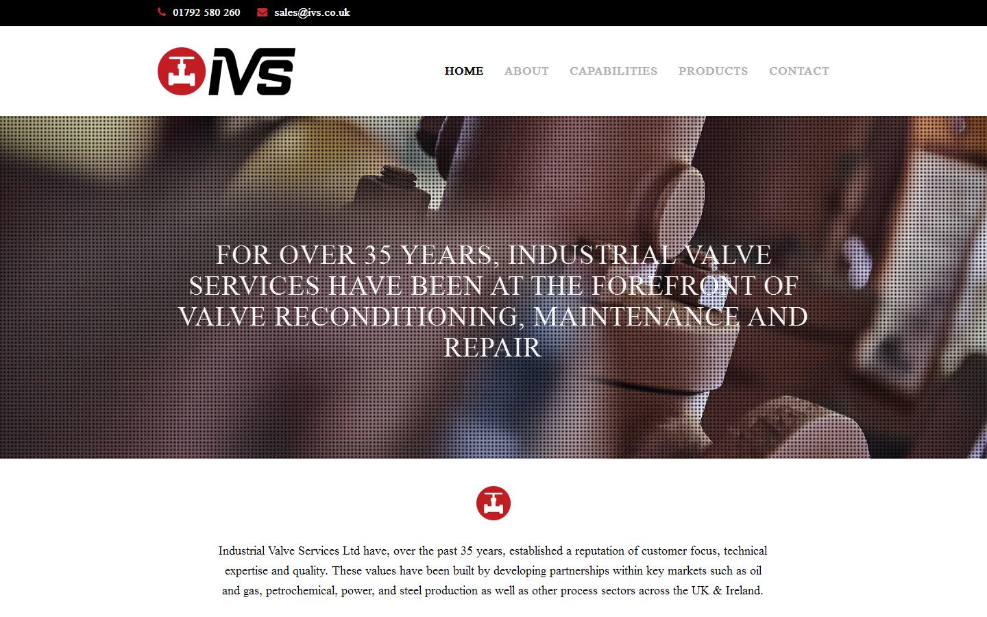 South Wales Industrial Valves Services Ltd Website