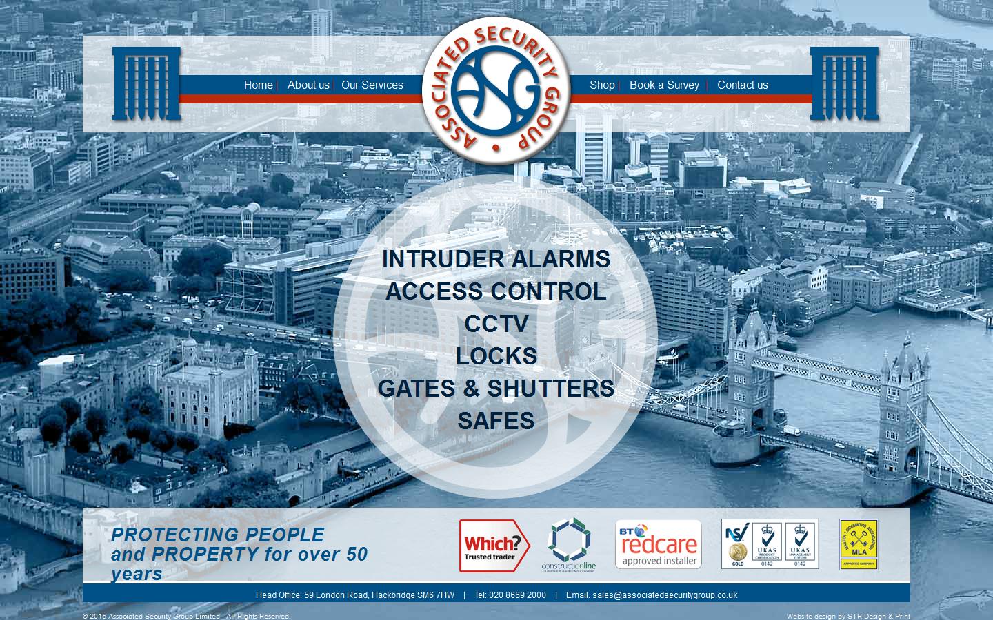 Associated Security Group Ltd Website