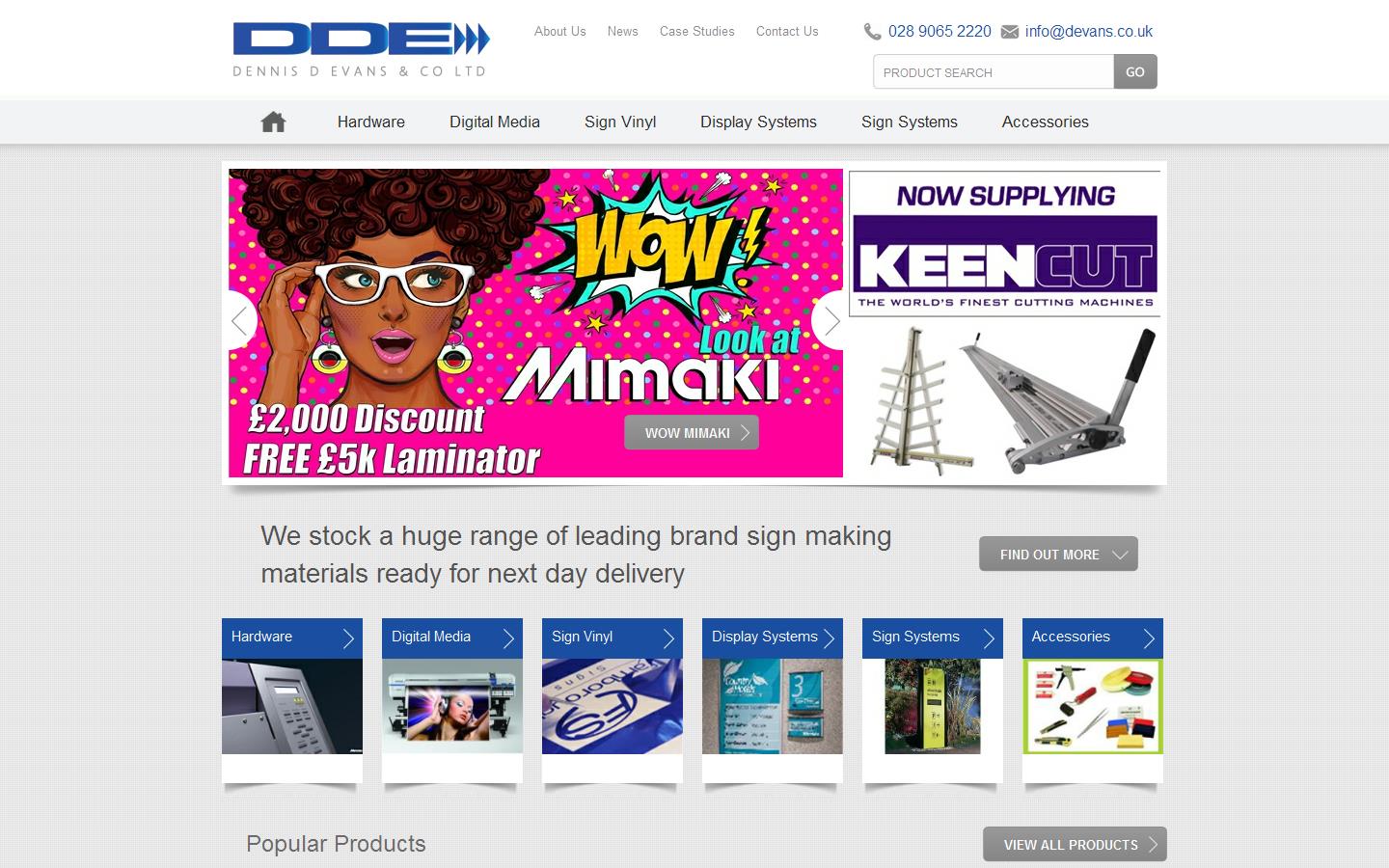 Dennis D Evans Website