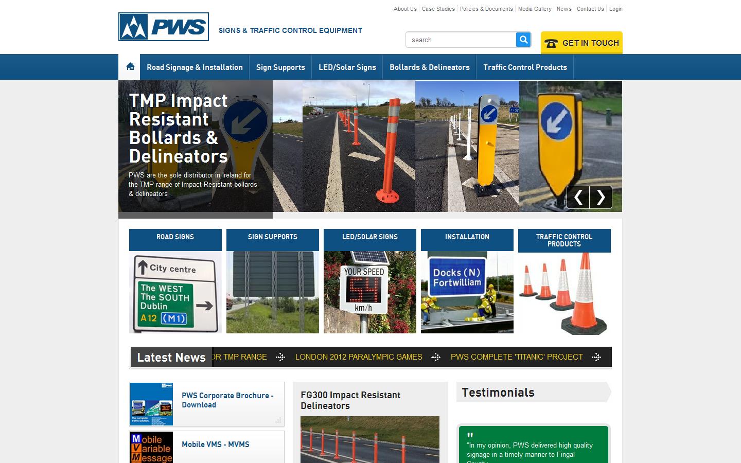 P W S Signs Website