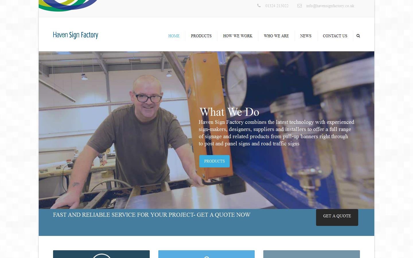 Haven Sign Factory Website