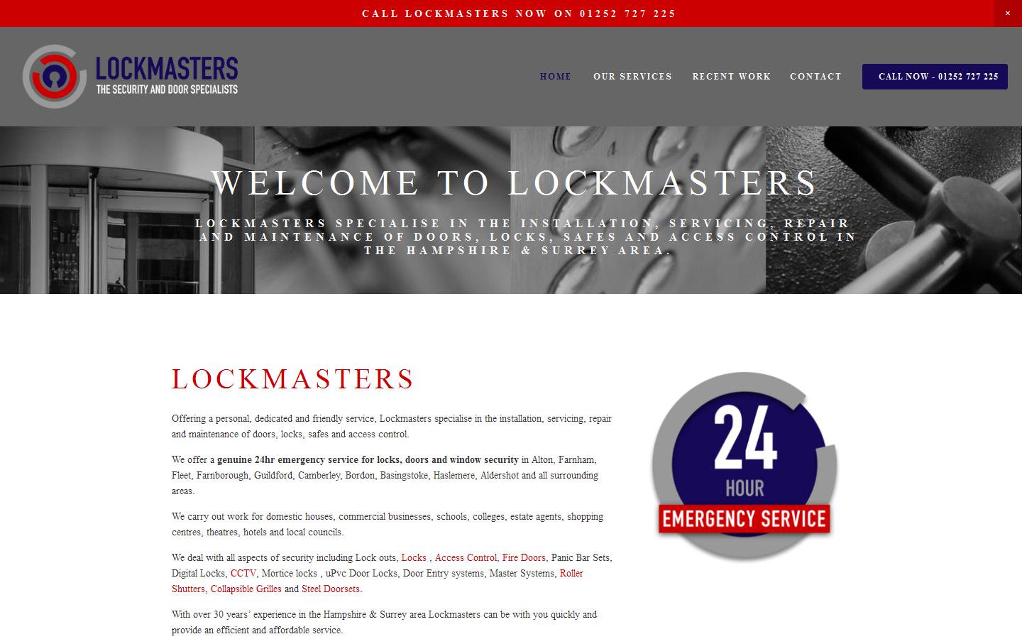 Lockmasters Website