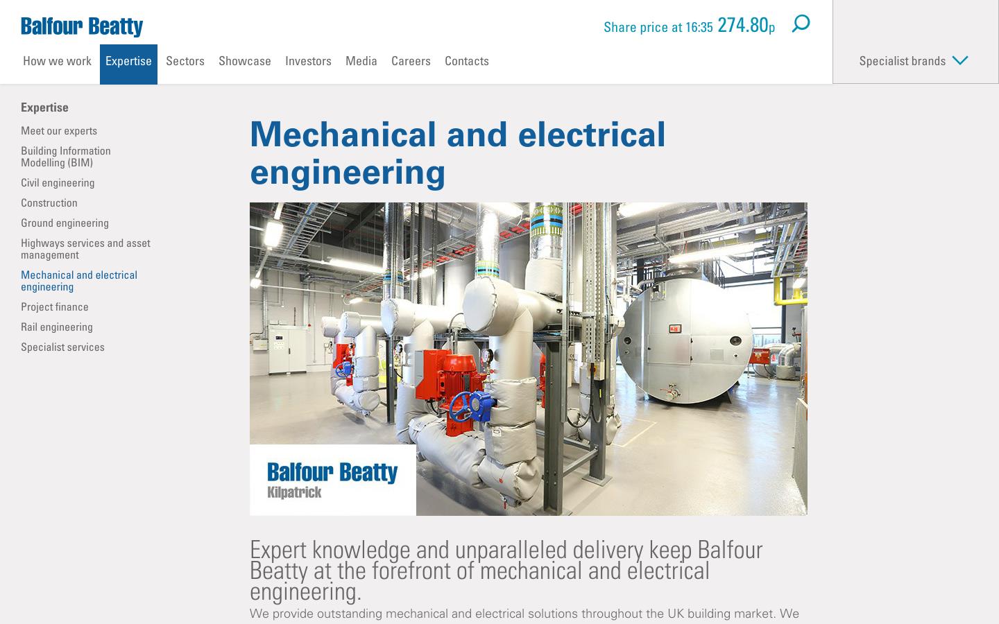 Balfour Beatty Website