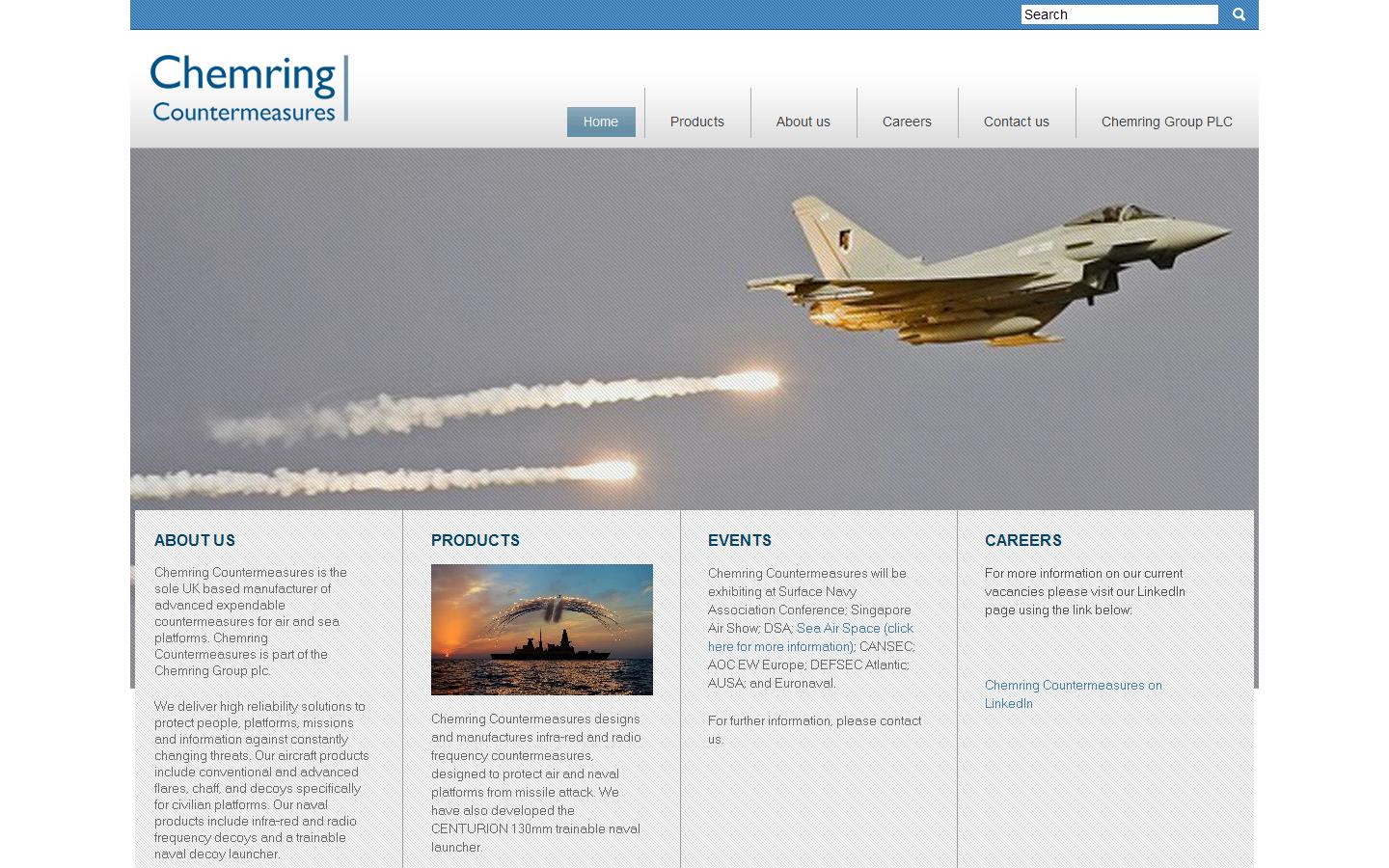 Chemring Countermeasures Website