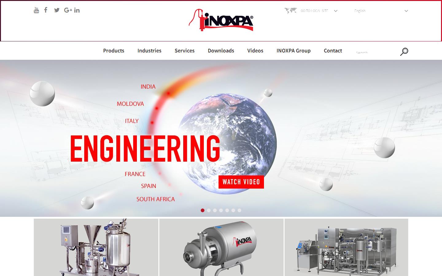 Inoxpa Website