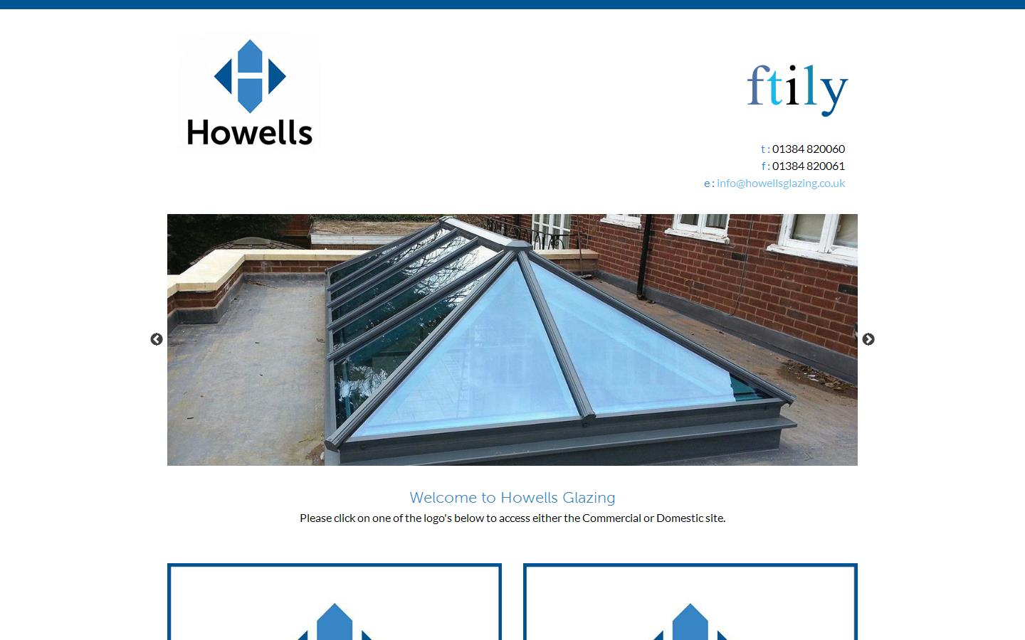 Howells Glazing Website