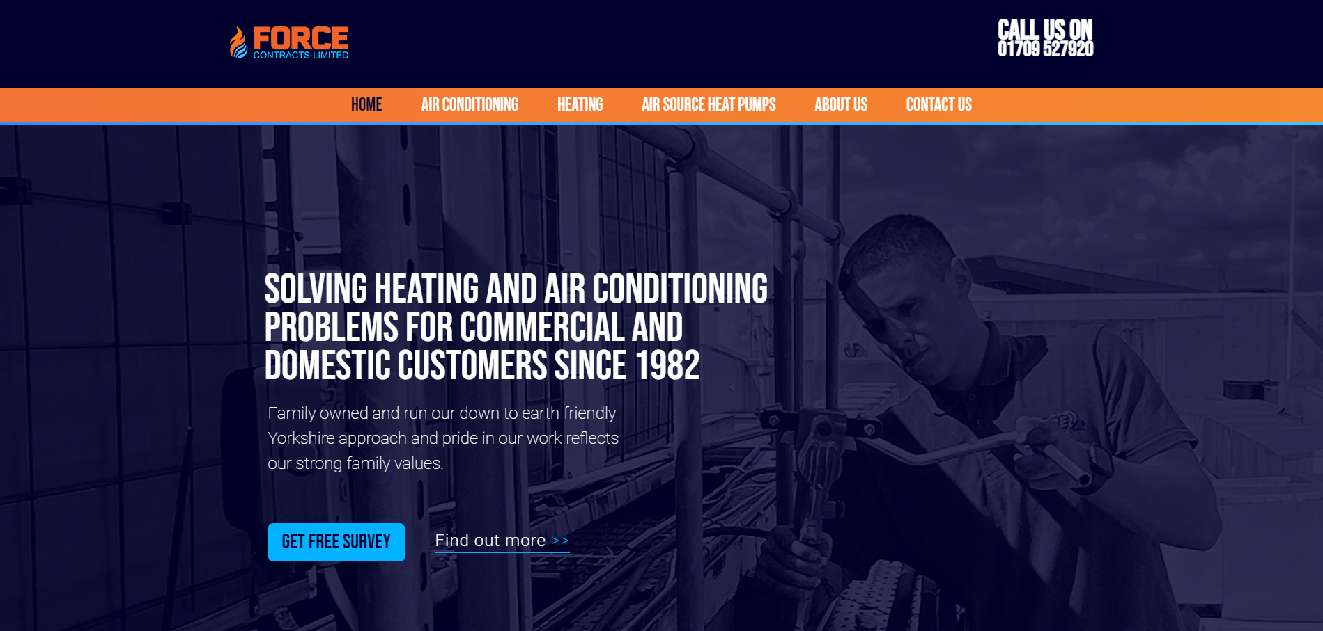 Force Contracts Ltd Website