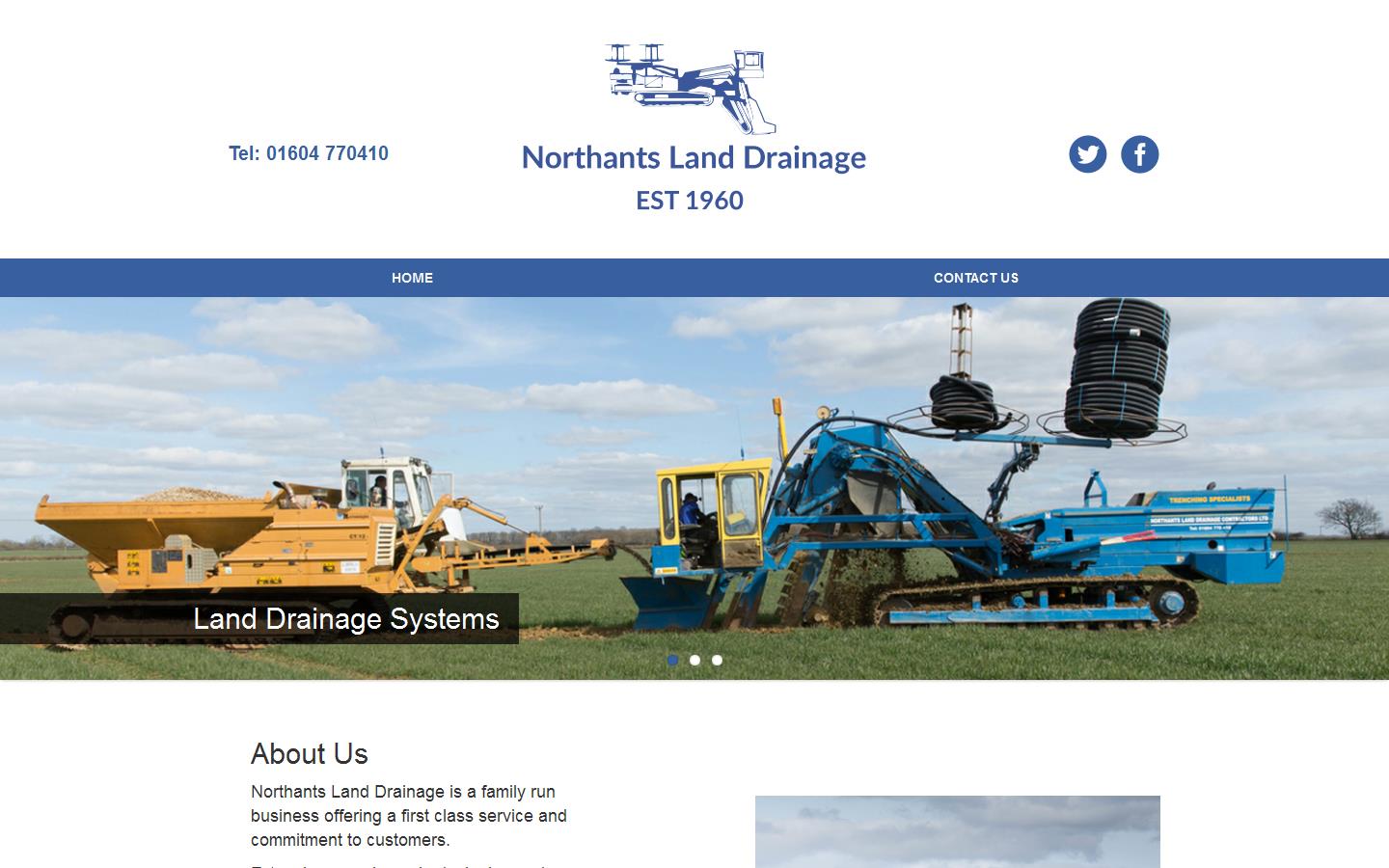 Northants Land Drainage Contractors Ltd Website