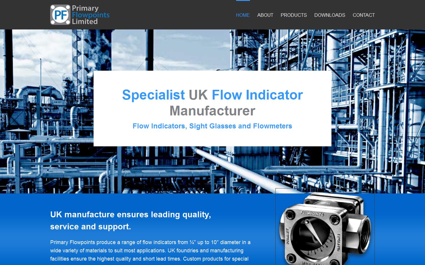 Primary Flowpoints Ltd Website