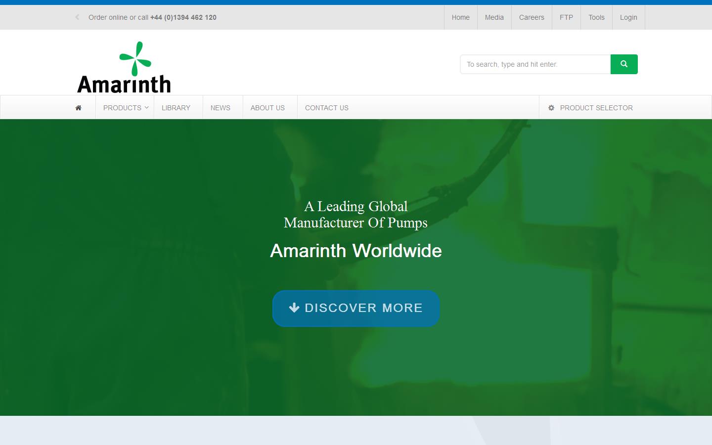 Amarinth Ltd Website