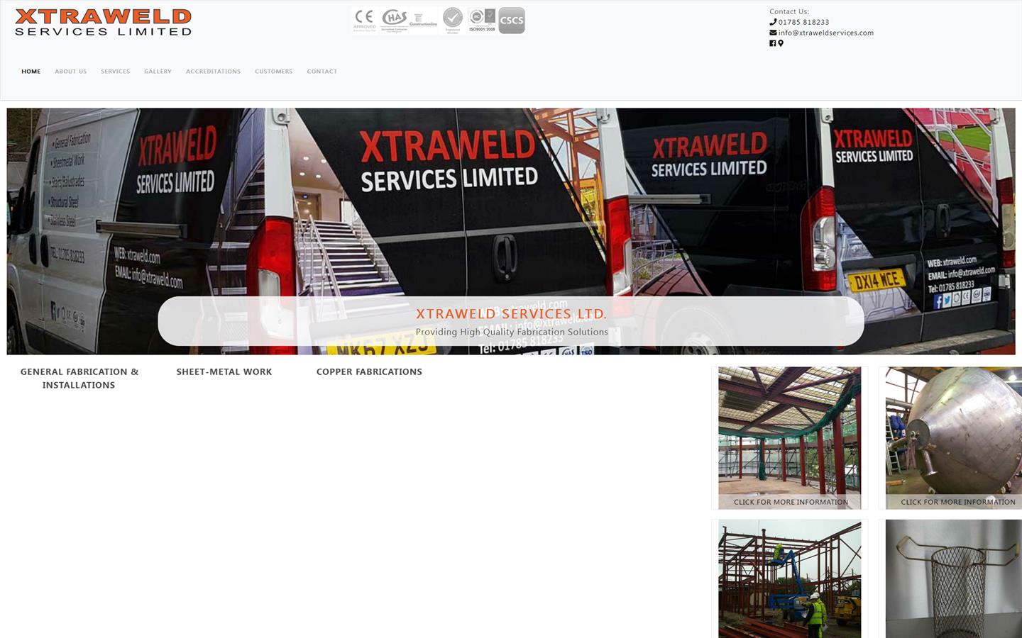 Xtraweld Services Ltd Website