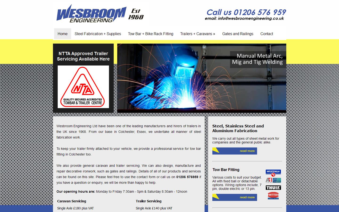 Wesbroom Engineering Ltd Website