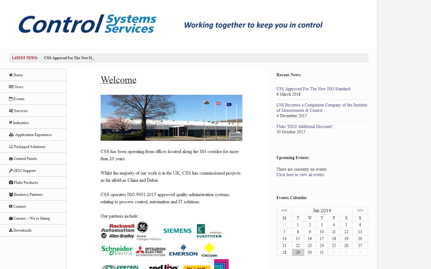 Control Systems Services Ltd Website