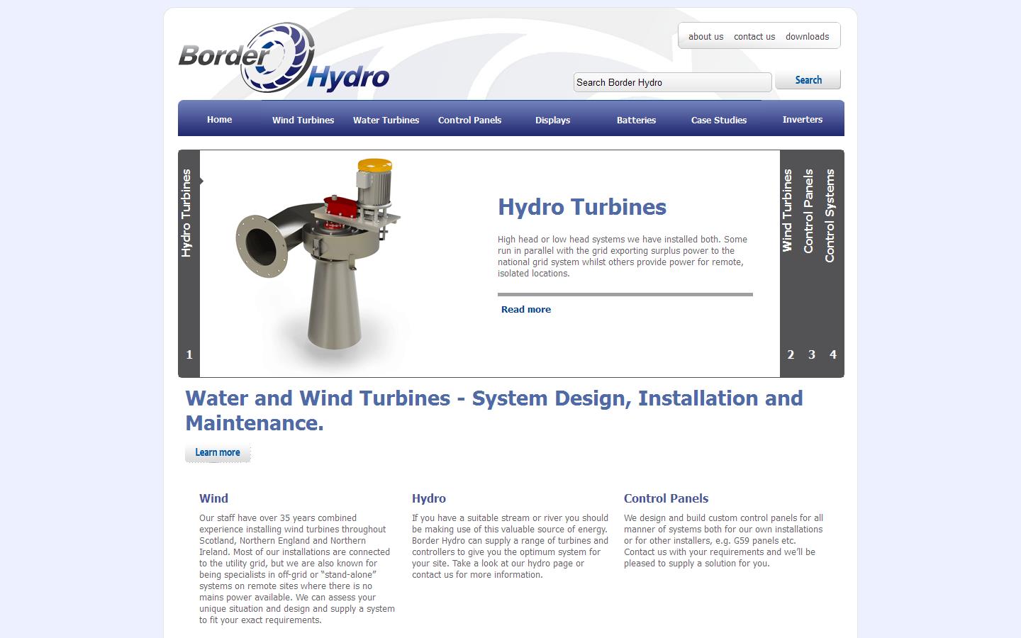 Border Hydro Ltd Website