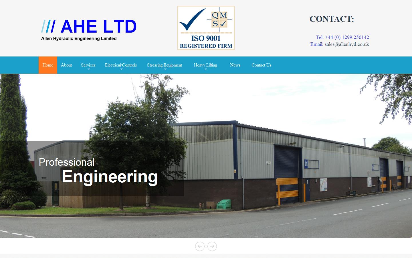 Allen Hydraulic Engineering Website