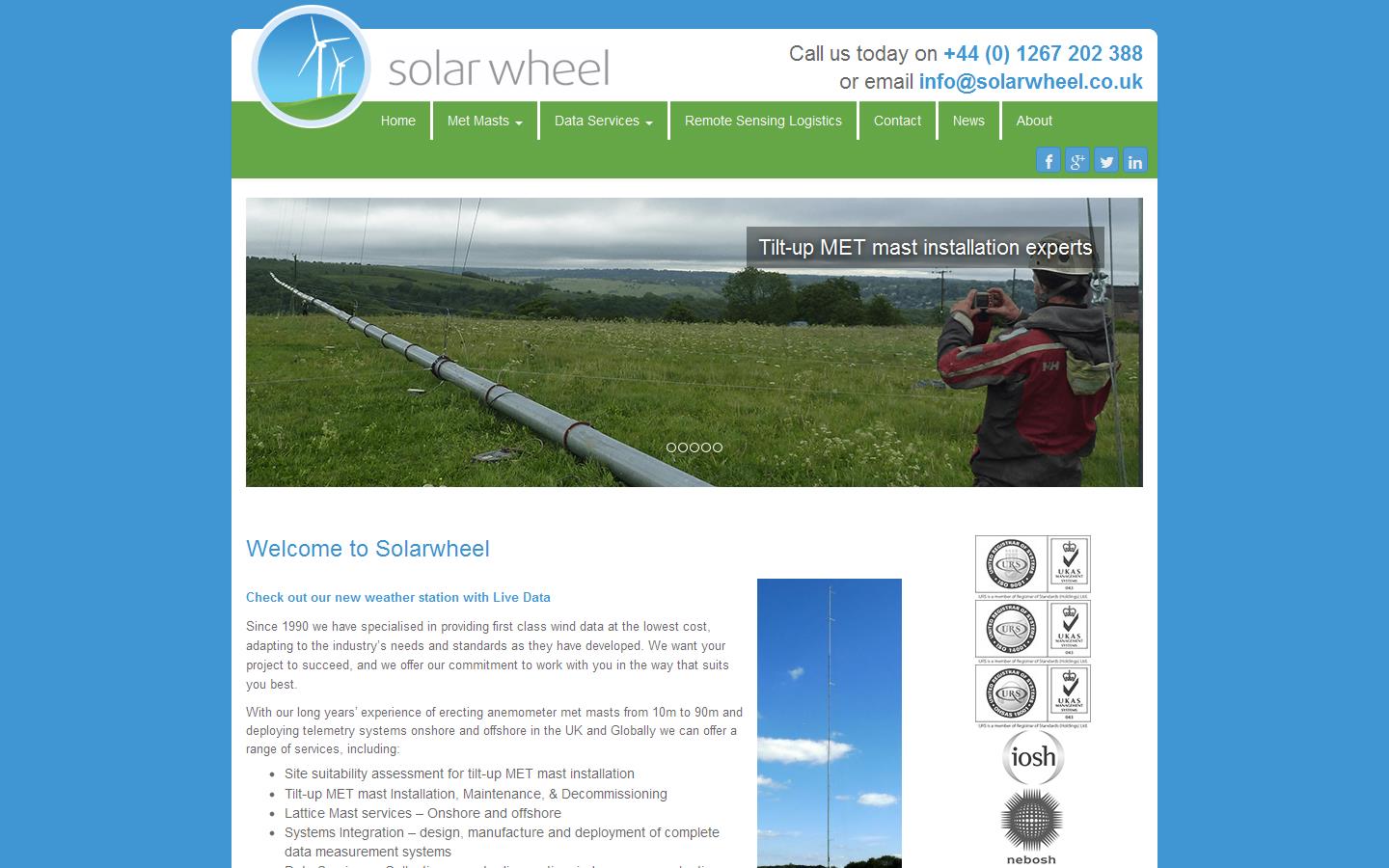 Solarwheel Website