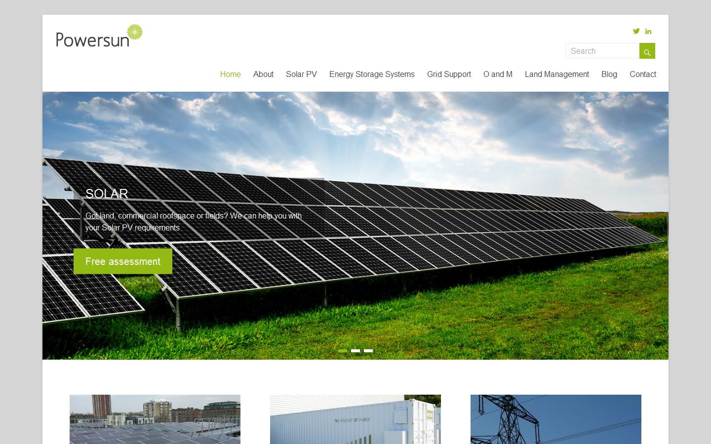 Powersun Ltd Website