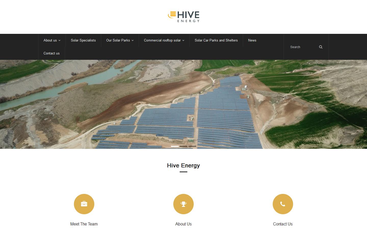 Hive Energy Website
