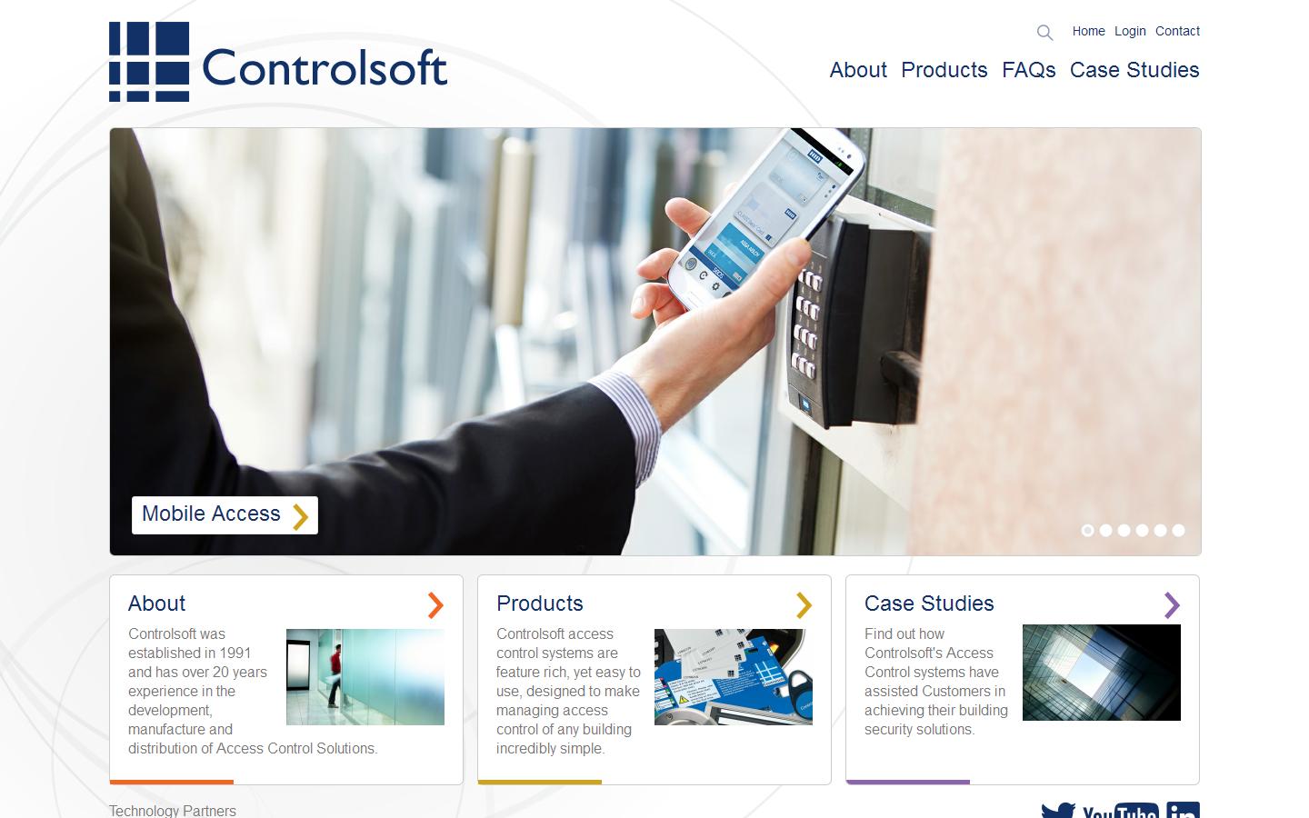 Controlsoft Security Website