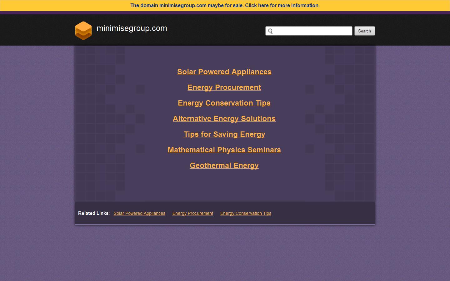 Minimise Energy Ltd Website