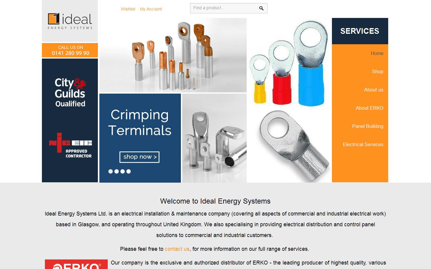 Ideal Energy Systems Ltd Website