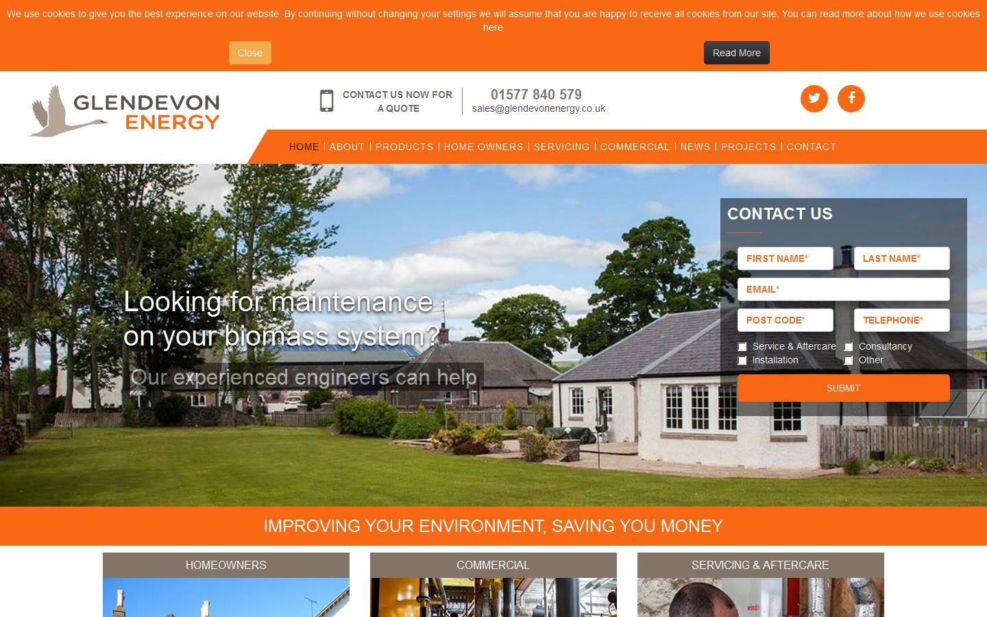 Glendevon Energy Website