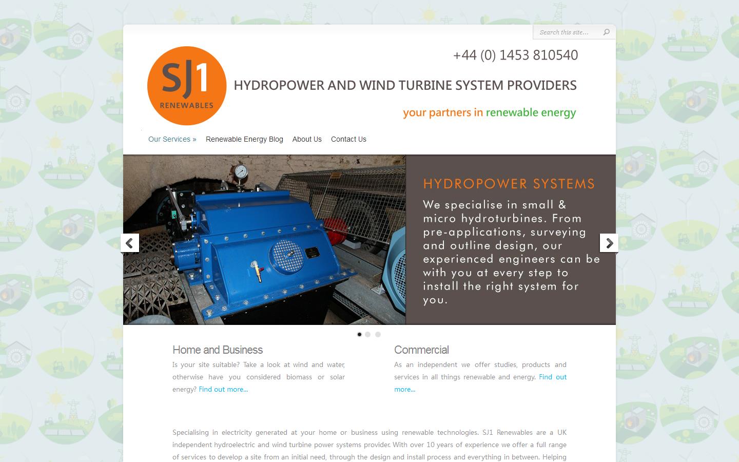 SJ1 Renewables Website