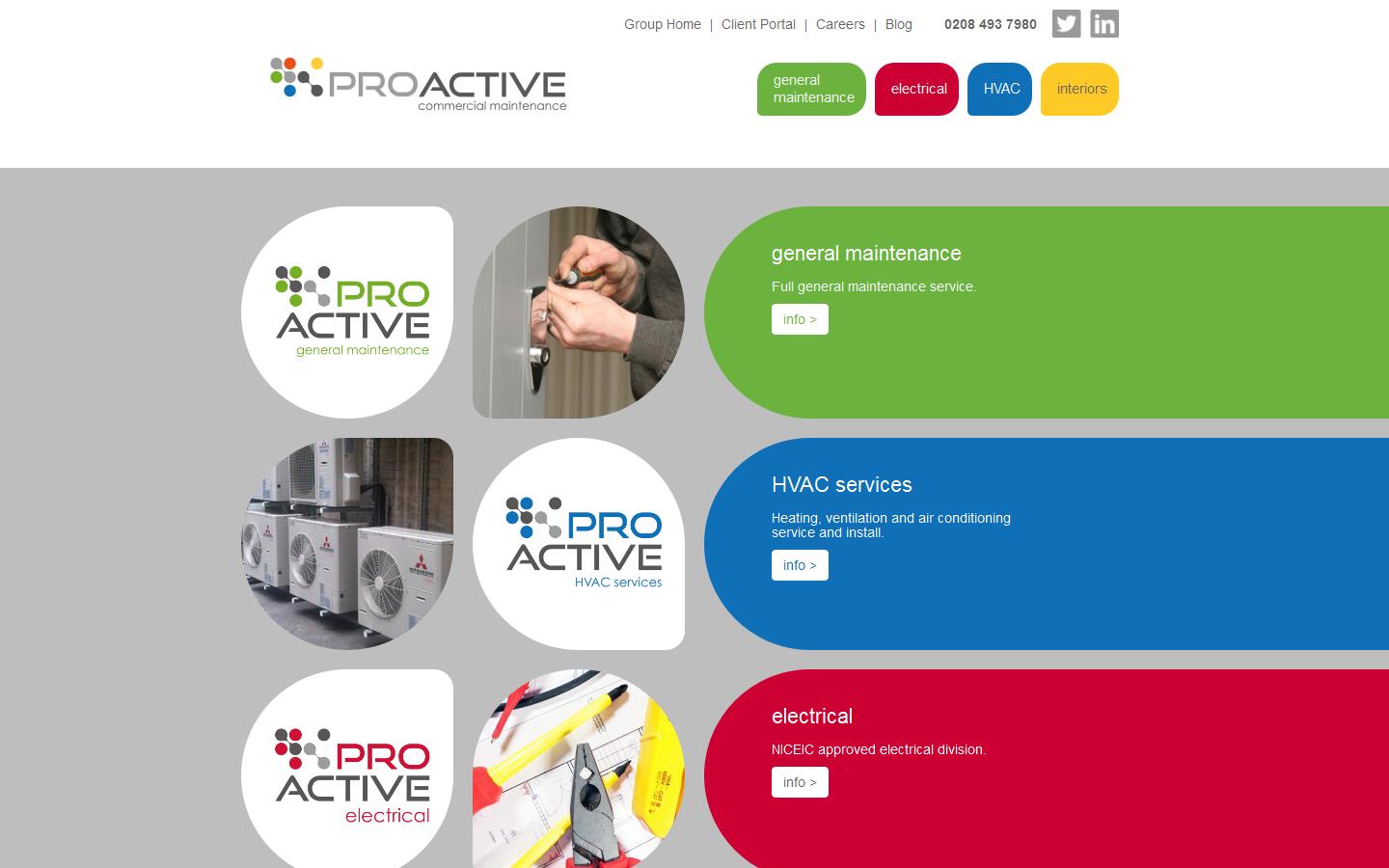 Proactive Commercial Maintenance Ltd Website