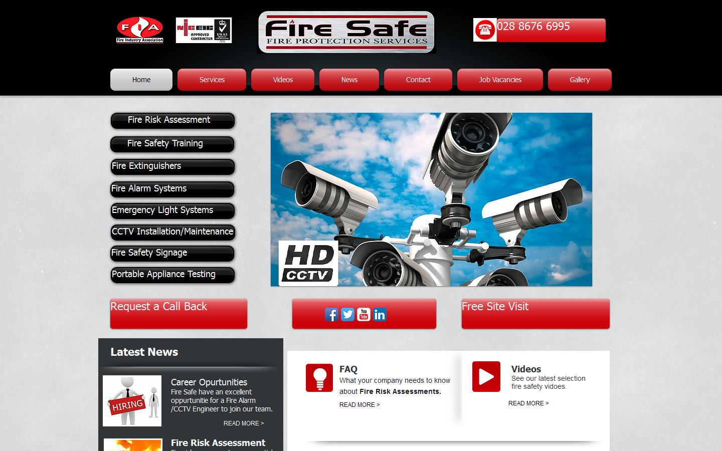 Fire Safe Fire Protection Services Website
