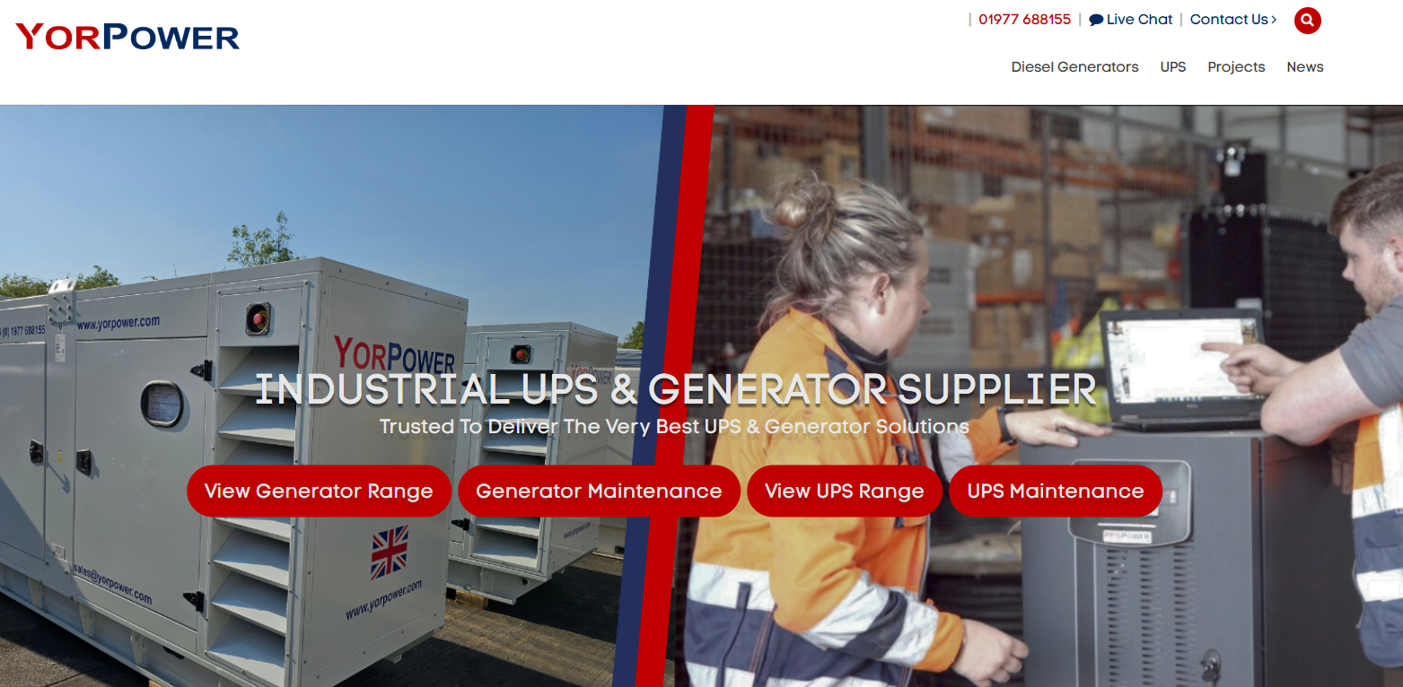 Yorpower Generators Website