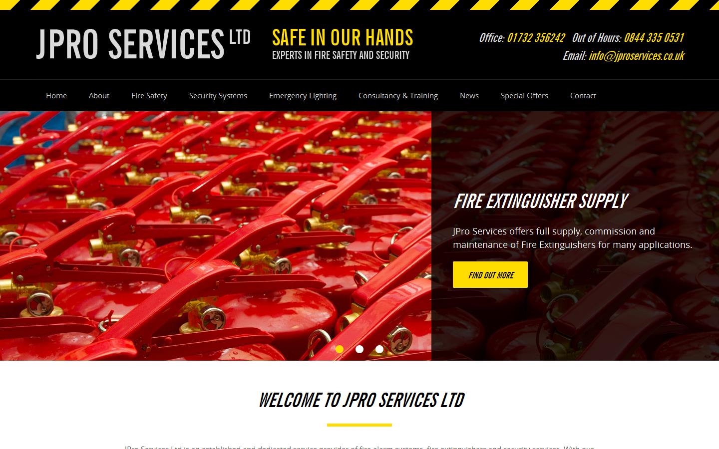 J Pro Services Ltd Website