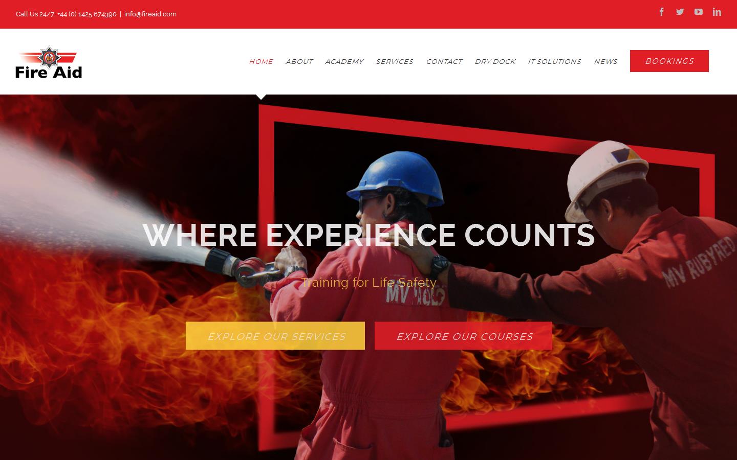 Fire Aid Website