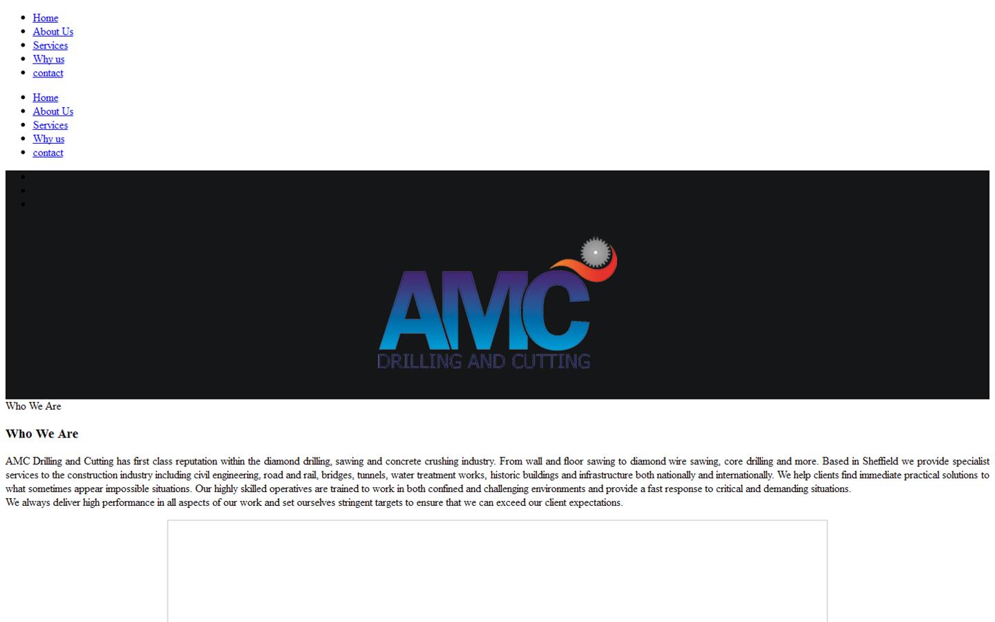 A M C Construction Services Yorkshire Ltd Website